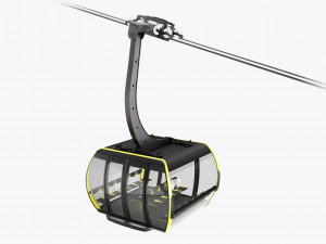 cableway 3s cabin cwa atria 3D Model