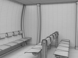 cableway 3s cabin cwa atria 3D Model