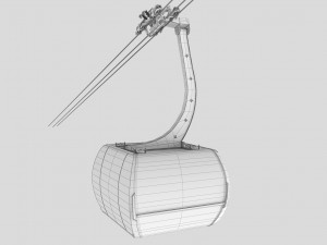 cableway 3s cabin cwa atria 3D Model