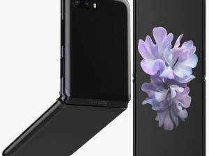 samsung galaxy z flip black 3D Model