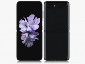 samsung galaxy z flip black 3D Model