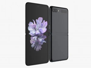 samsung galaxy z flip black 3D Model