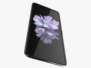 samsung galaxy z flip black 3D Model