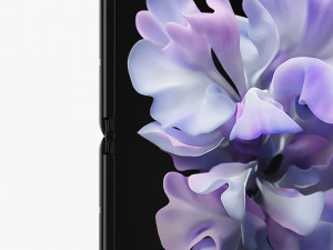 samsung galaxy z flip black Model 3D