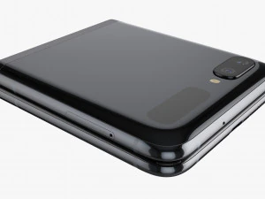 samsung galaxy z flip black 3D Model