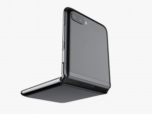 samsung galaxy z flip black 3D Model
