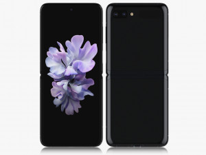 samsung galaxy s20 and s20 plus and s20 5g ultra and z flip cosmic black gray Model 3D