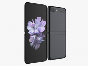 samsung galaxy s20 and s20 plus and s20 5g ultra and z flip cosmic black gray Model 3D