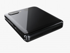 samsung galaxy s20 and s20 plus and s20 5g ultra and z flip cosmic black gray Model 3D
