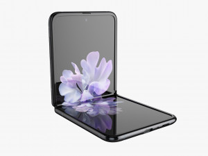 samsung galaxy s20 and s20 plus and s20 5g ultra and z flip cosmic black gray Model 3D