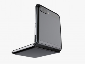 samsung galaxy s20 and s20 plus and s20 5g ultra and z flip cosmic black gray Model 3D