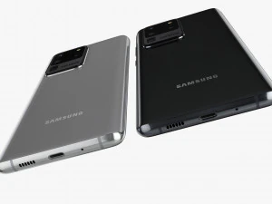 samsung galaxy s20 e s20 plus e s20 5g ultra e z flip cosmic preto cinza Modelo 3D