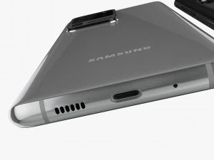 samsung galaxy s20 e s20 plus e s20 5g ultra e z flip cosmic preto cinza Modelo 3D