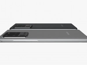 samsung galaxy s20 e s20 plus e s20 5g ultra e z flip cosmic preto cinza Modelo 3D