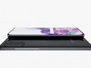 samsung galaxy s20 and s20 plus and s20 5g ultra and z flip cosmic black gray Model 3D