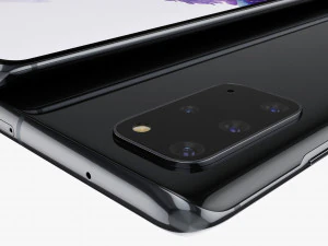 samsung galaxy s20 e s20 plus e s20 5g ultra e z flip cosmic preto cinza Modelo 3D