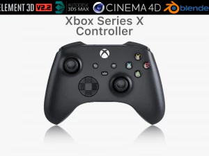 контролер xbox series x 2020 3D Модель