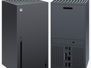xbox series x console 2020 Model 3D