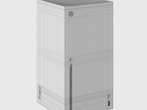 xbox series x console 2020 Model 3D