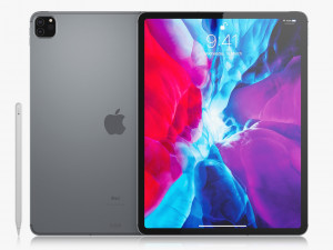 apple ipad pro 2020 - 12-9 inch Modelo 3D