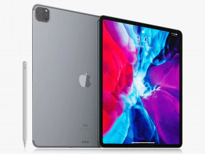 apple ipad pro 2020 - 12-9 inch 3D Model