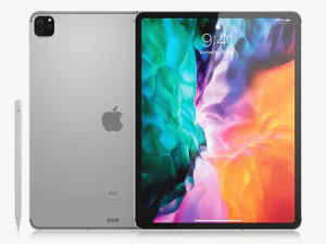 apple ipad pro 2020 - 12-9 inch 3D Model