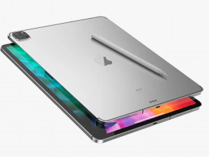 apple ipad pro 2020 - 12-9 inch 3D Model