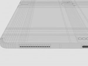 apple ipad pro 2020 - 12-9 inch 3D Model