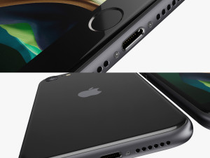 apple iphone se 2020 all colors 3D मॉडल