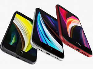 apple iphone se 2020 all colors 3D Model