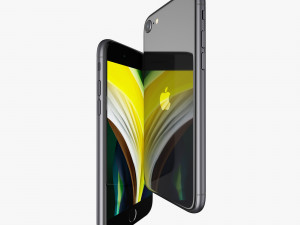 apple iphone se 2020 all colors 3D मॉडल