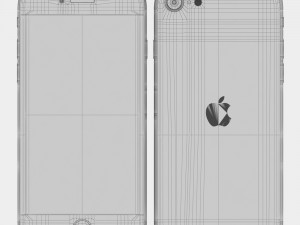 apple iphone se 2020 all colors 3D मॉडल