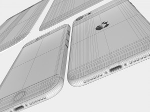 apple iphone se 2020 all colors 3D मॉडल