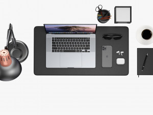 workplace macbook 1 3Dモデル