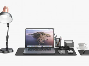 macbook tempat kerja 1 Model 3D
