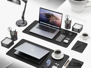 workplace macbook 1 3Dモデル