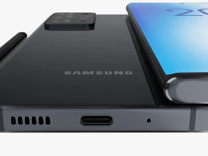 samsung galaxy note 20 plus black 3D Model