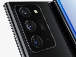 samsung galaxy note 20 plus black 3D Модель