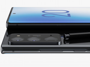 samsung galaxy note 20 plus black 3D Модель
