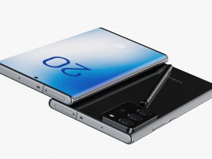 samsung galaxy note 20 plus black 3D Model