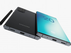 samsung galaxy note 20 20 plus black Model 3D