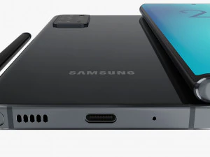 samsung galaxy note 20 20 plus black 3D Model