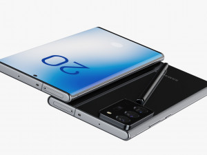 samsung galaxy note 20 20 plus black Model 3D