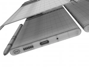 samsung galaxy note 20 20 plus black 3D Model