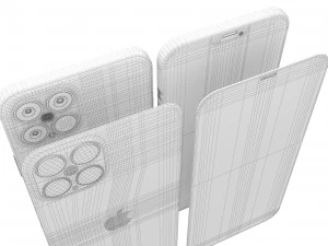apple iphone 13 pro max 3D Model
