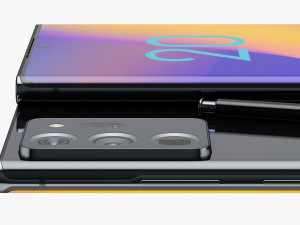 samsung galaxy note 20 ultra black 3D 模型