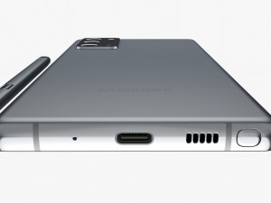 samsung galaxy note 20 gray 3D Model