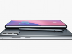 samsung galaxy note 20 gray 3D Model