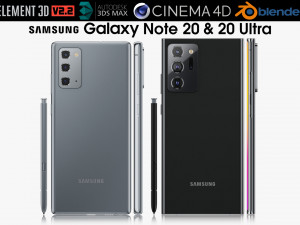 samsung galaxy note 20 20 ultra 3D Model