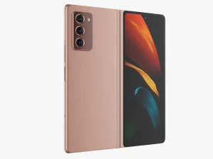 samsung galaxy z fold 2 all colors 3D Model